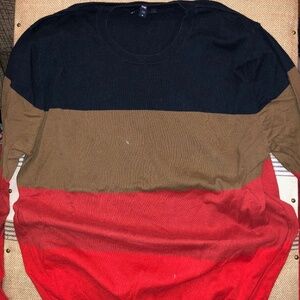 Gap Wide Stripe Lightweight Sweater